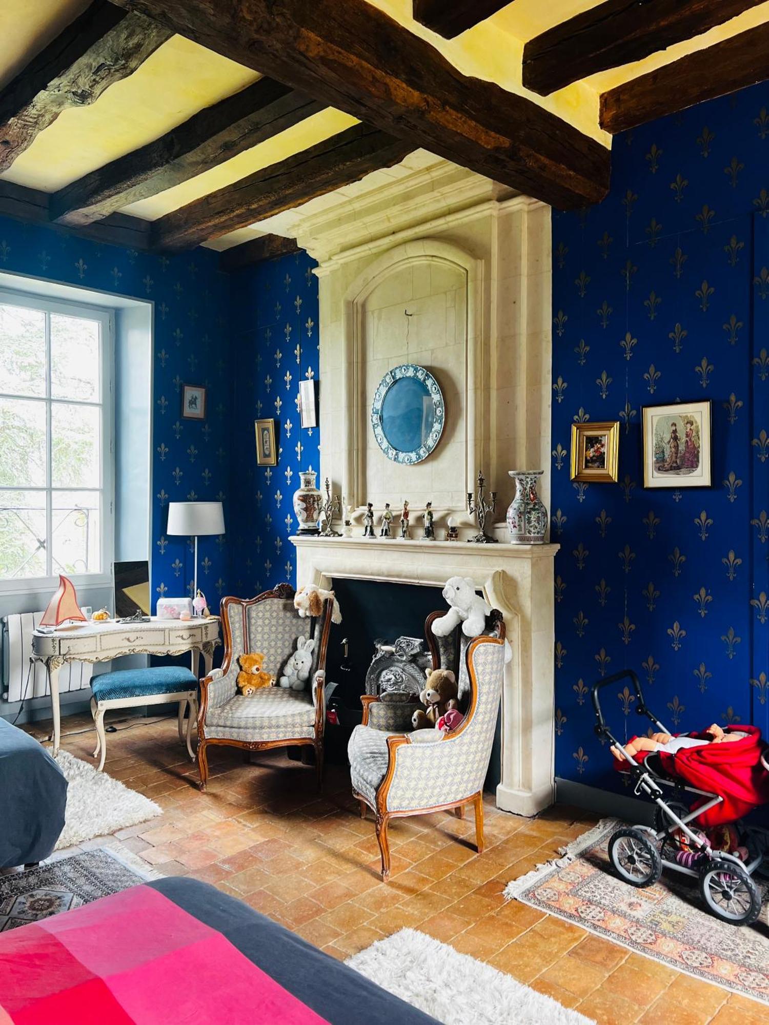 Chateau De La Thibaudiere Bois Savary - Chambre Familiale Du Roi Allonnes  Buitenkant foto